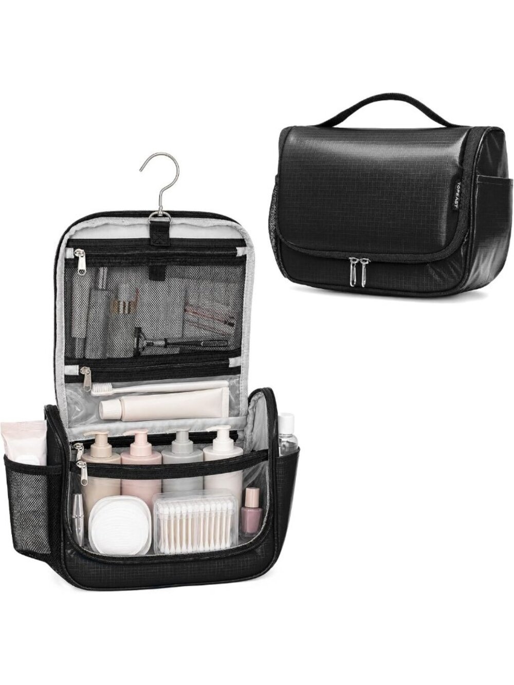 Waterproof Hanging Toiletry Bag for Travel | Makeup Organizer for Men & Women